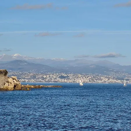 公寓 Azur Horizons Sea And Mountain 胡安莱潘